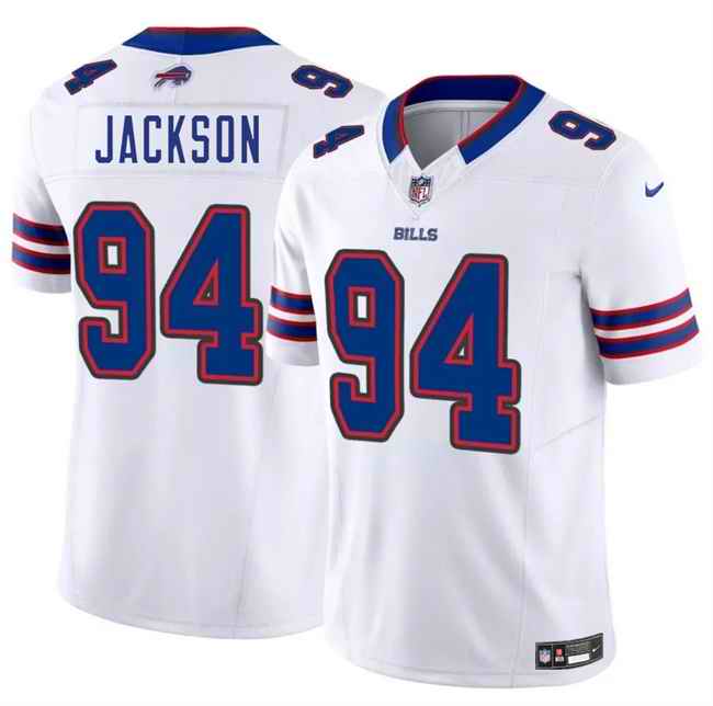 Men's Buffalo Bills #94 Maxwell Hairston White 2025 Draft F.U.S.E. Vapor Untouchable Limited Stitched Football Jersey